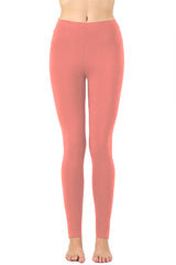 Cotton Full Length Ankle Leggings leggings- Niobe Clothing