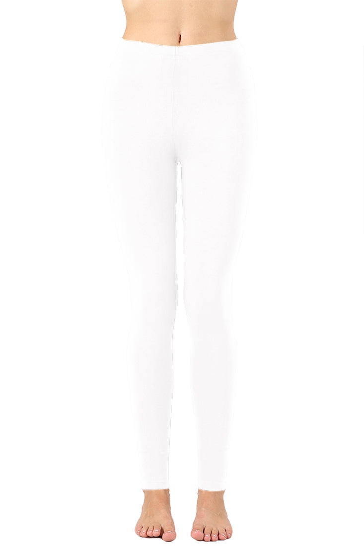 Zenana Cotton Full Length Ankle Leggings - Leggings sb_bottoms
