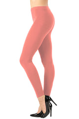 Cotton Full Length Ankle Leggings leggings- Niobe Clothing