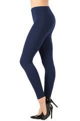 Cotton Full Length Ankle Leggings leggings- Niobe Clothing