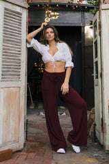 Casual Loose Fit Comfortable Lounge Pajama Pants pants- Niobe Clothing