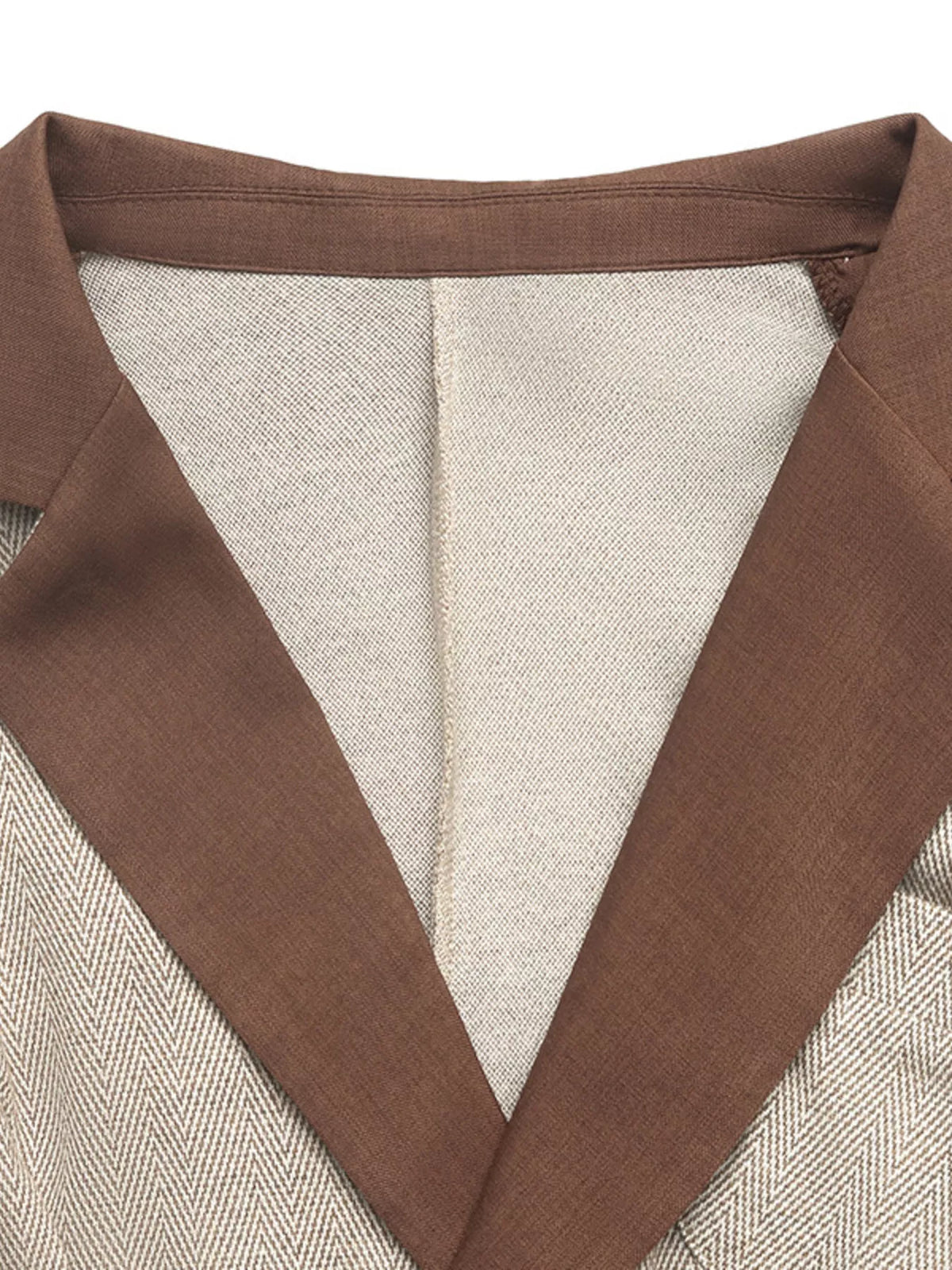 Belted blazer-style pleated dress