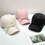 Trendsi Bow Solid Color Baseball Cap -