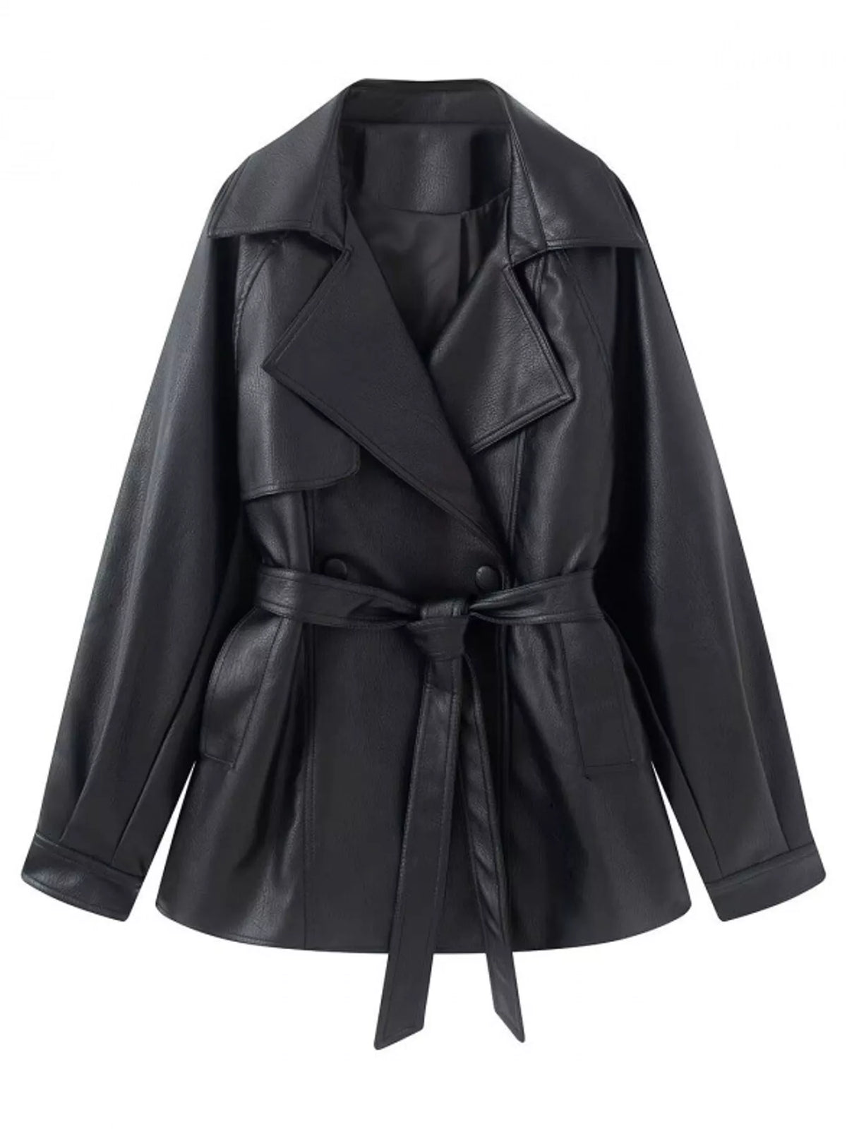 Collared long sleeve jacket, product view