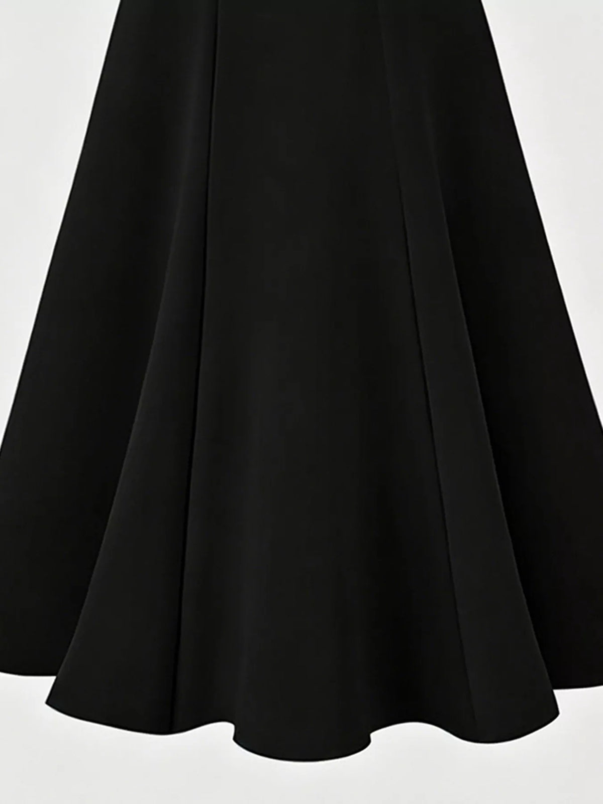 Trendsi A-Line Midi Skirt with Elastic Waistband -