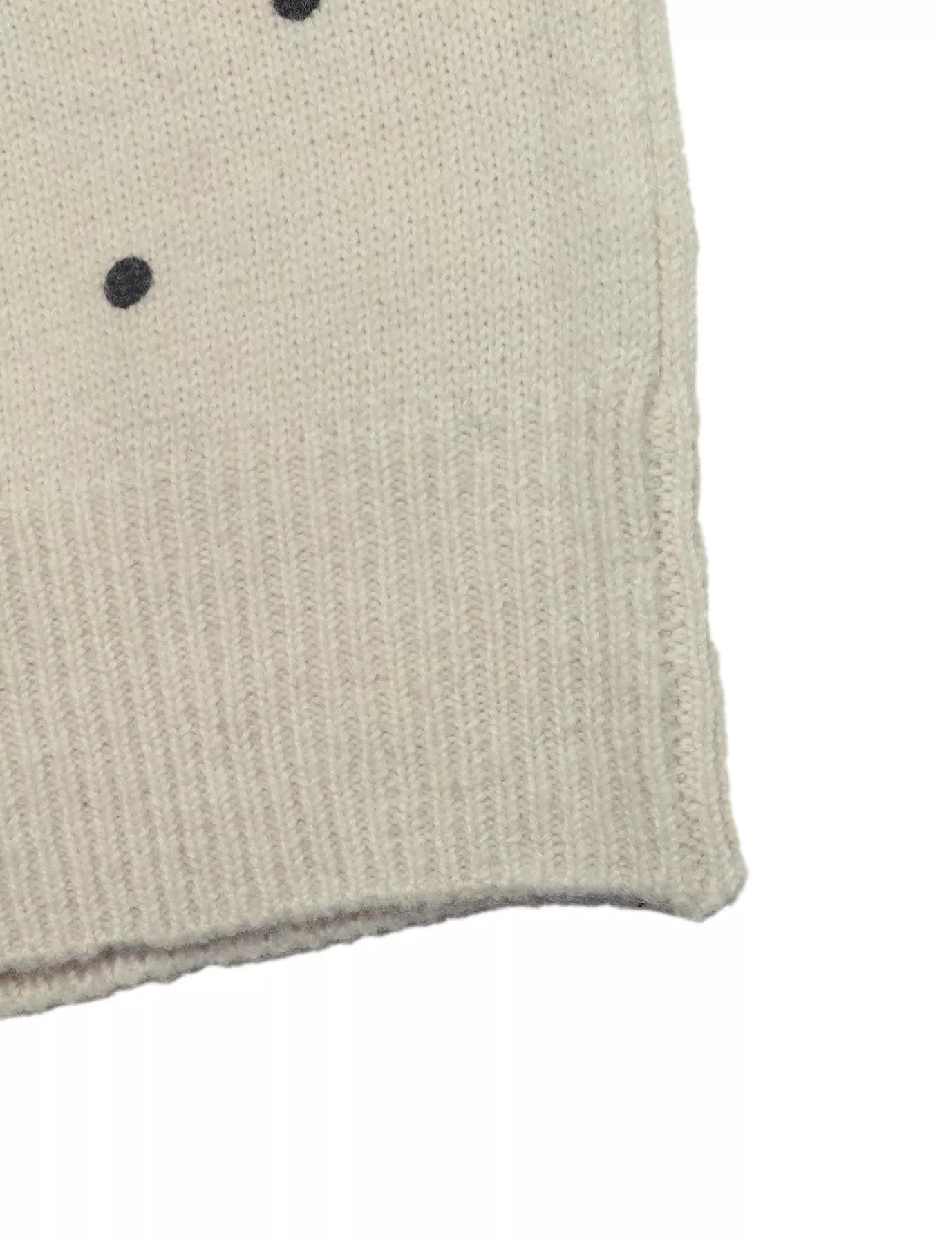 Trendsi Polka Dot Short Sleeve Knit Sweater -