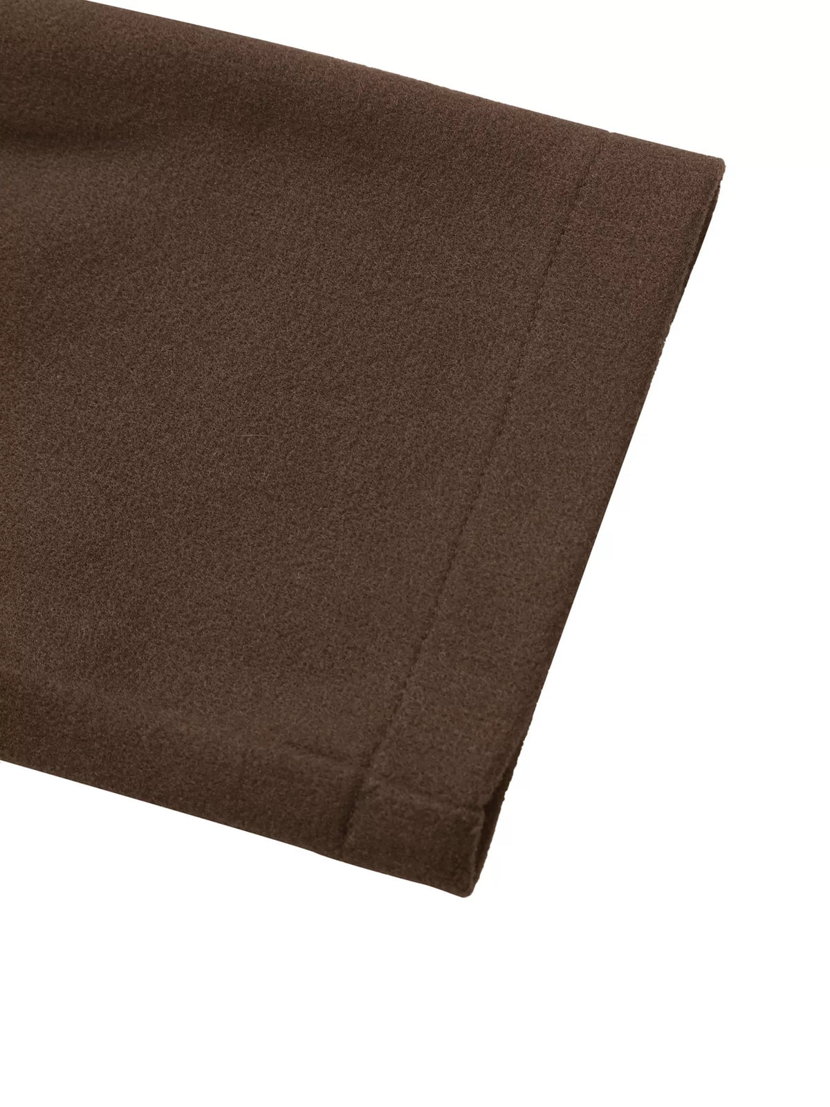 Double-Breasted Longline Coat — construction details