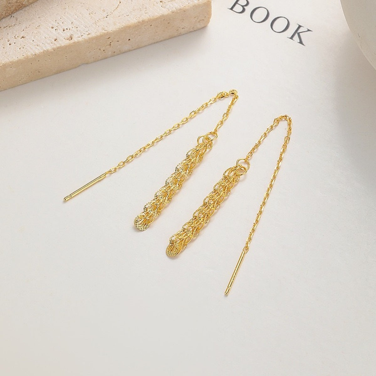 Trendsi 925 Sterling Silver Threader Earrings -