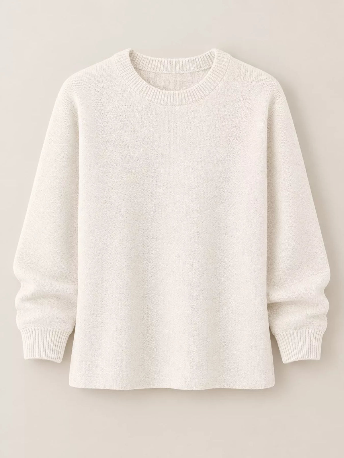 Apricot crew neck sweater