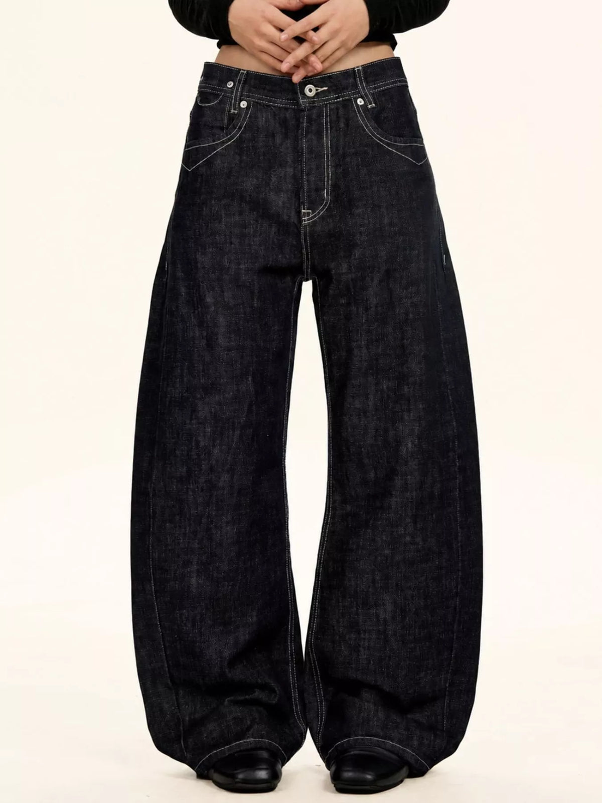 Wide-Leg Jeans — front view