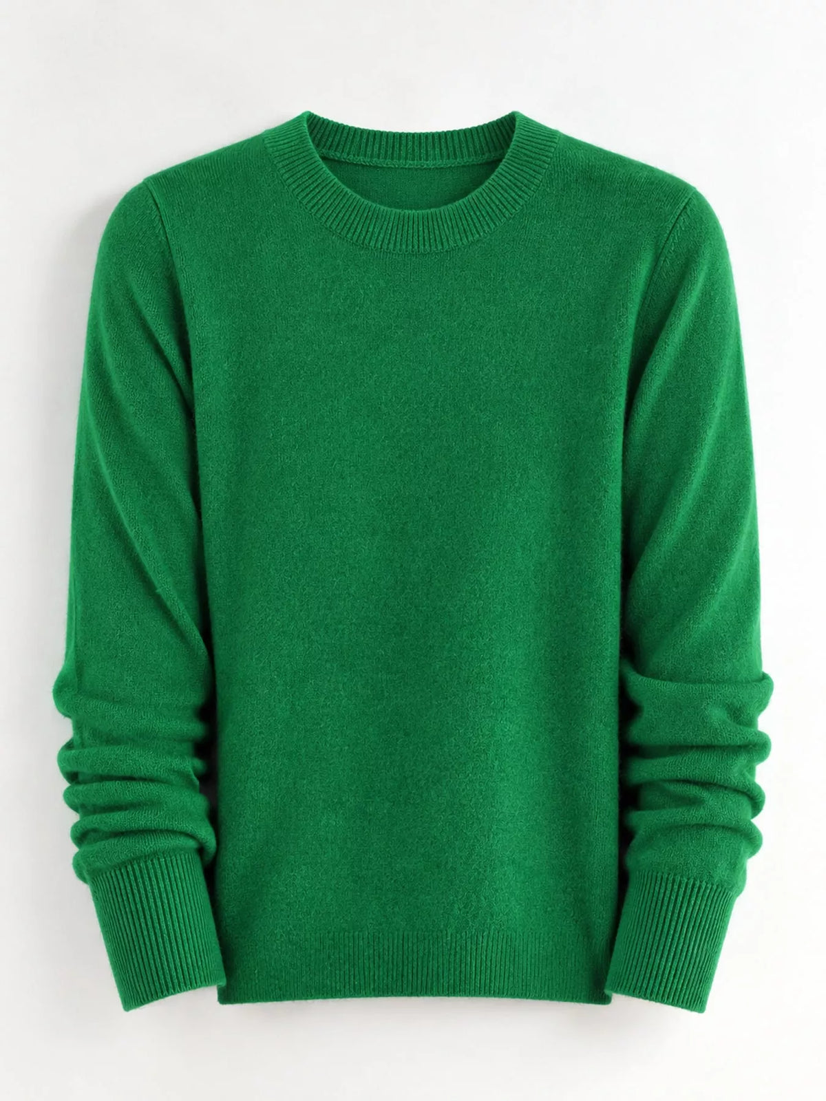 Crew Neck Long Sleeve Sweater — garment front