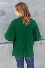 Trendsi Double Take Full Size Round Neck Long Sleeve T-Shirt -