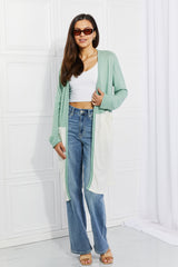 Trendsi Culture Code Until You Came Color Block Duster Cardigan - Shirts