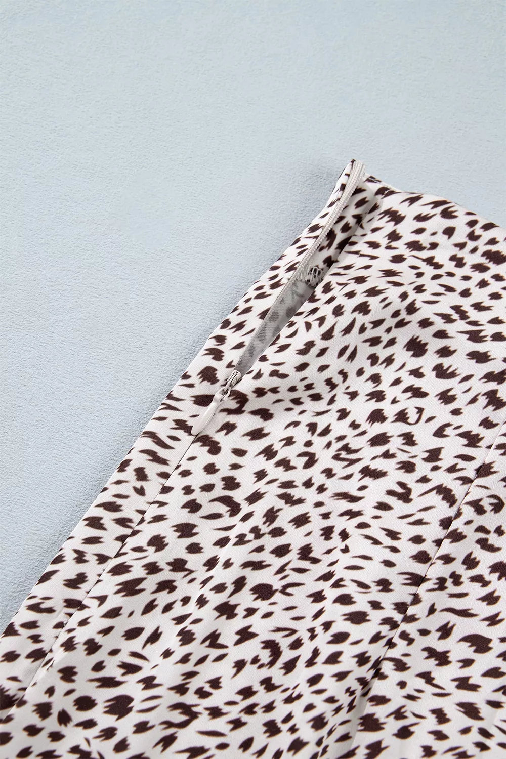Trendsi Slit Animal Print Skirt -