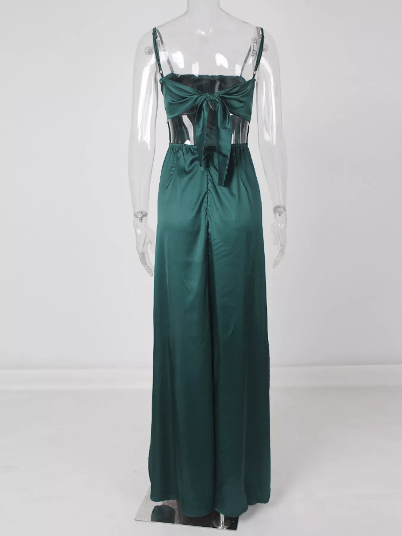Trendsi Spaghetti Strap High-Slit Maxi Dress -