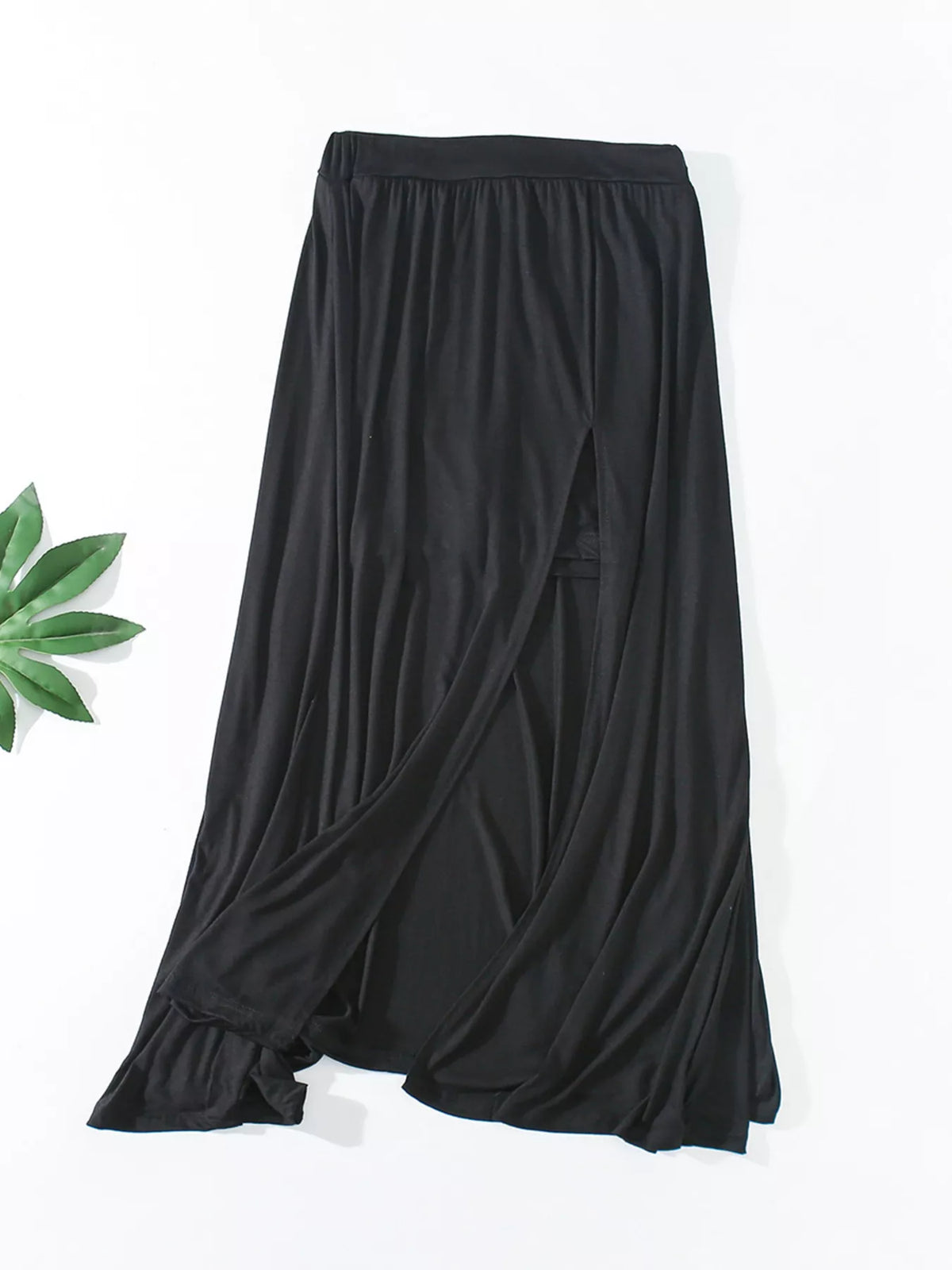 Trendsi A-Line Slit Maxi Skirt -
