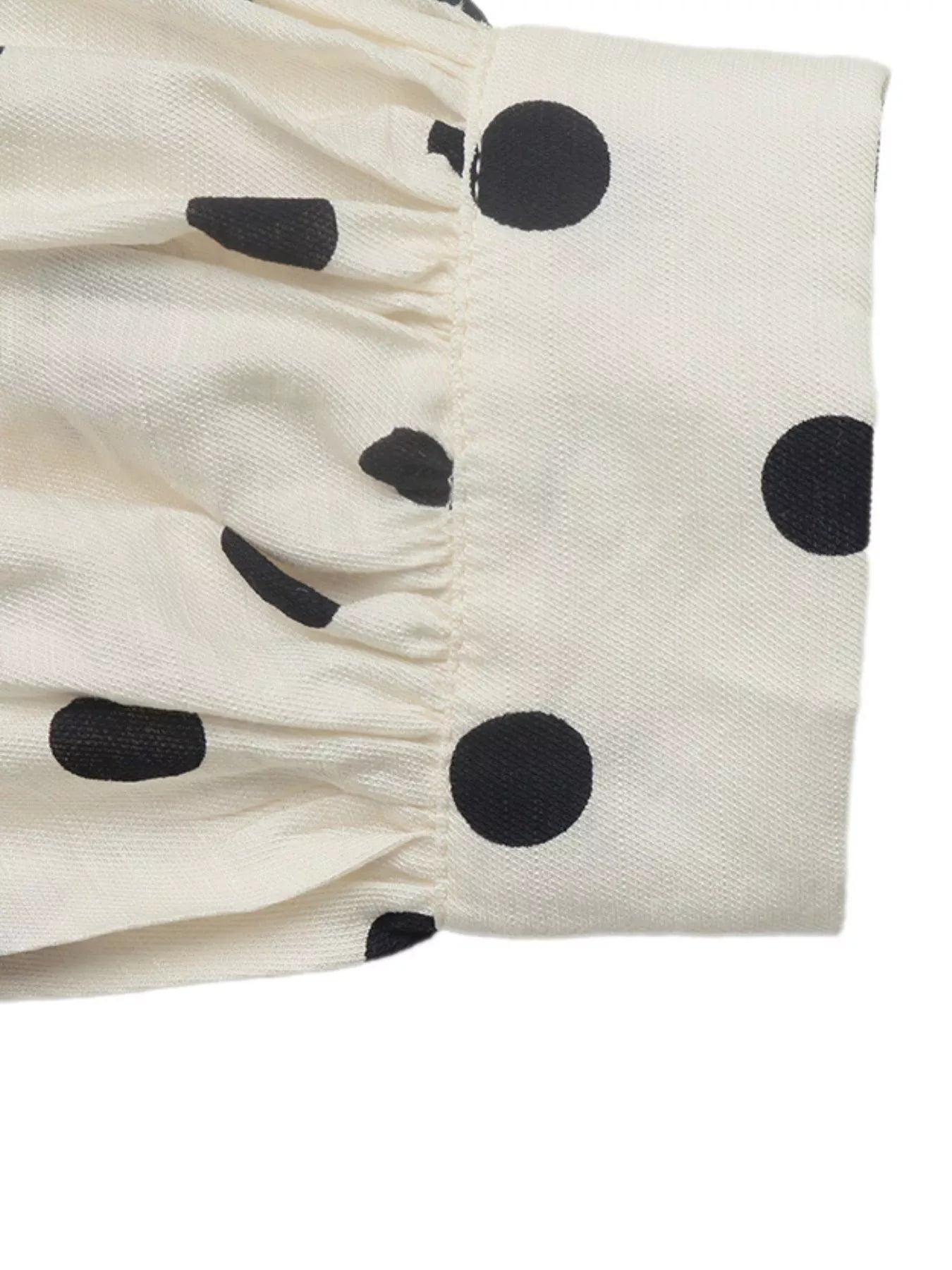 Trendsi Polka Dot Button-Up Shirt -