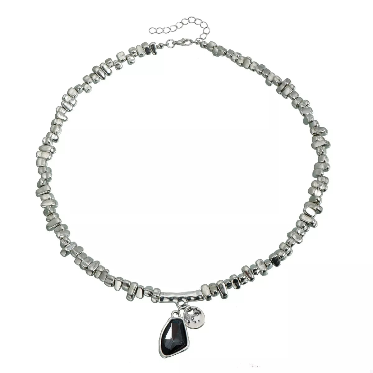 Trendsi Silver-Plated Minimalist Pendant Necklace -