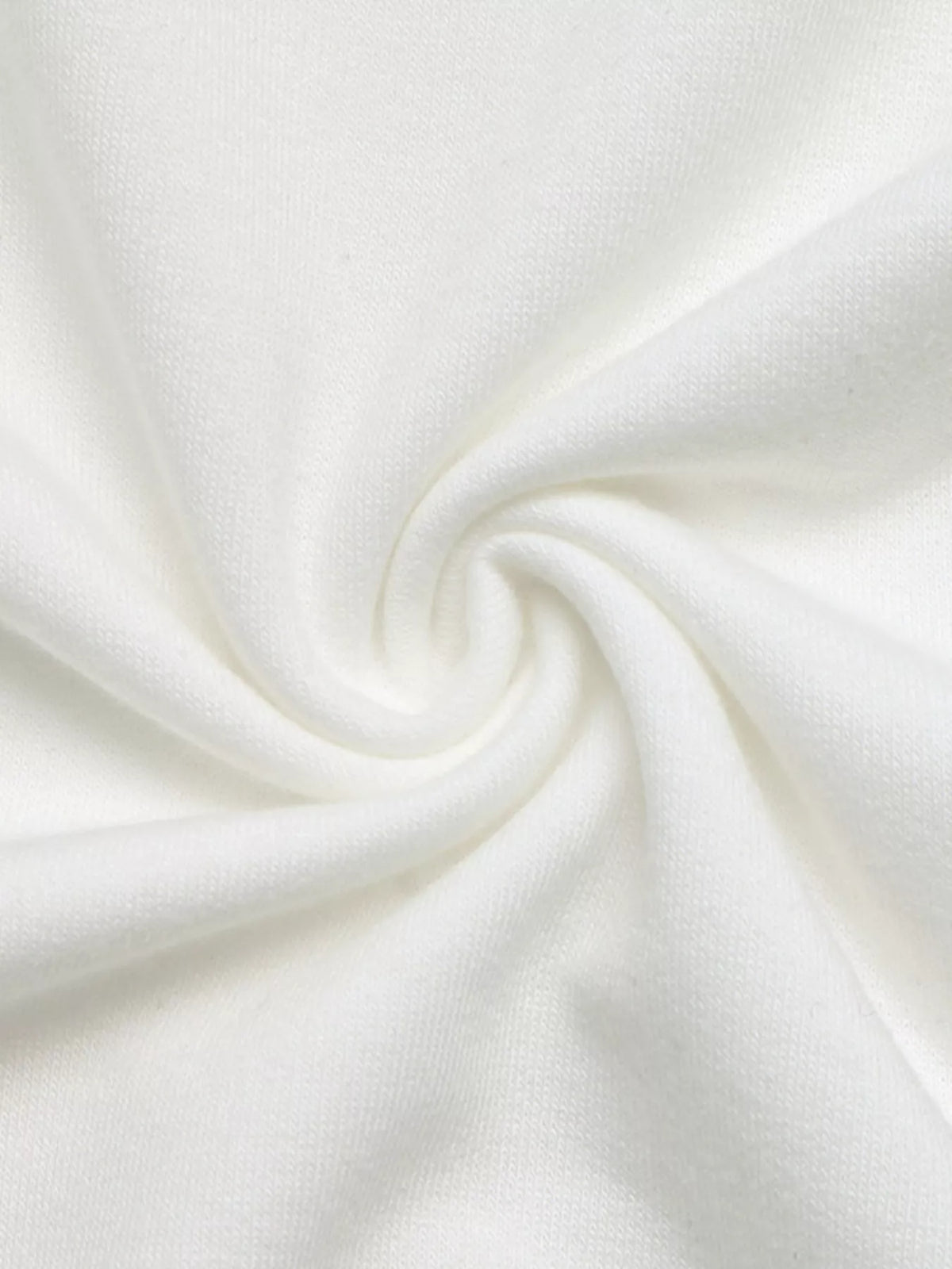 White lace raglan sleeve sweatshirt, fabric close-up