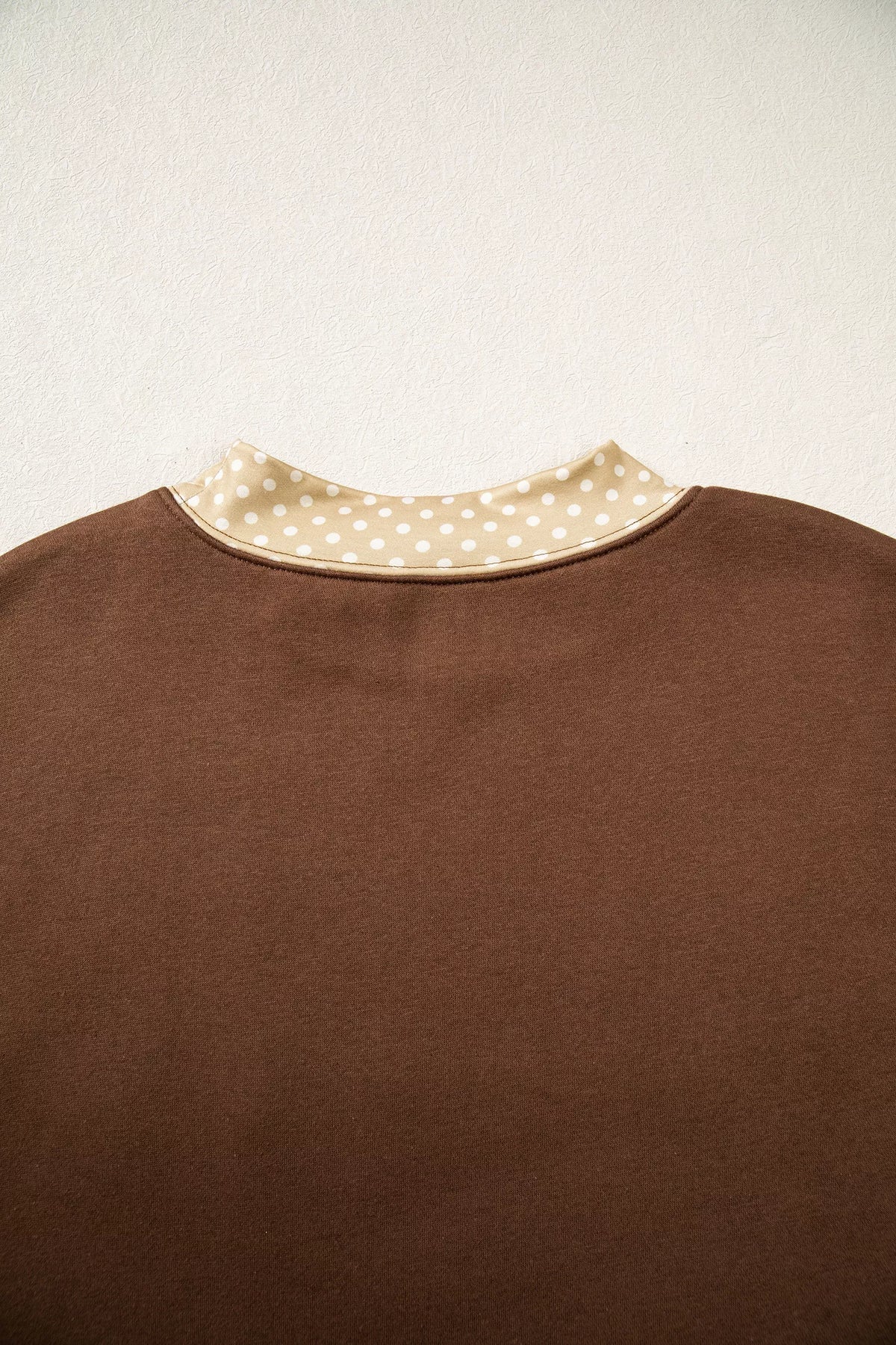 BLESSED sweatshirt, back neckline