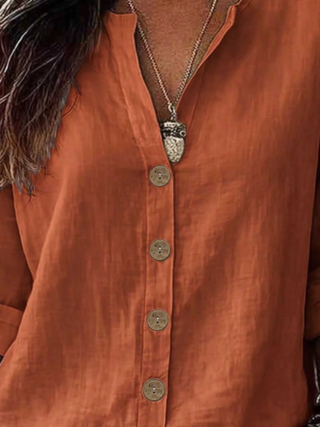 Trendsi Button Up Long Sleeve Shirt -