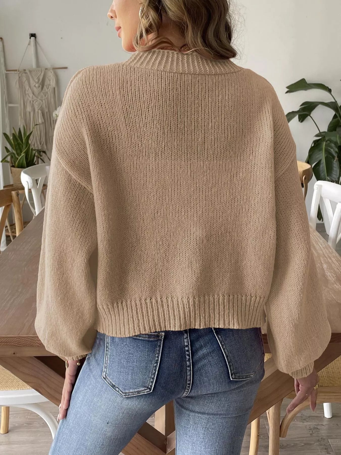 Flower open-front cardigan
