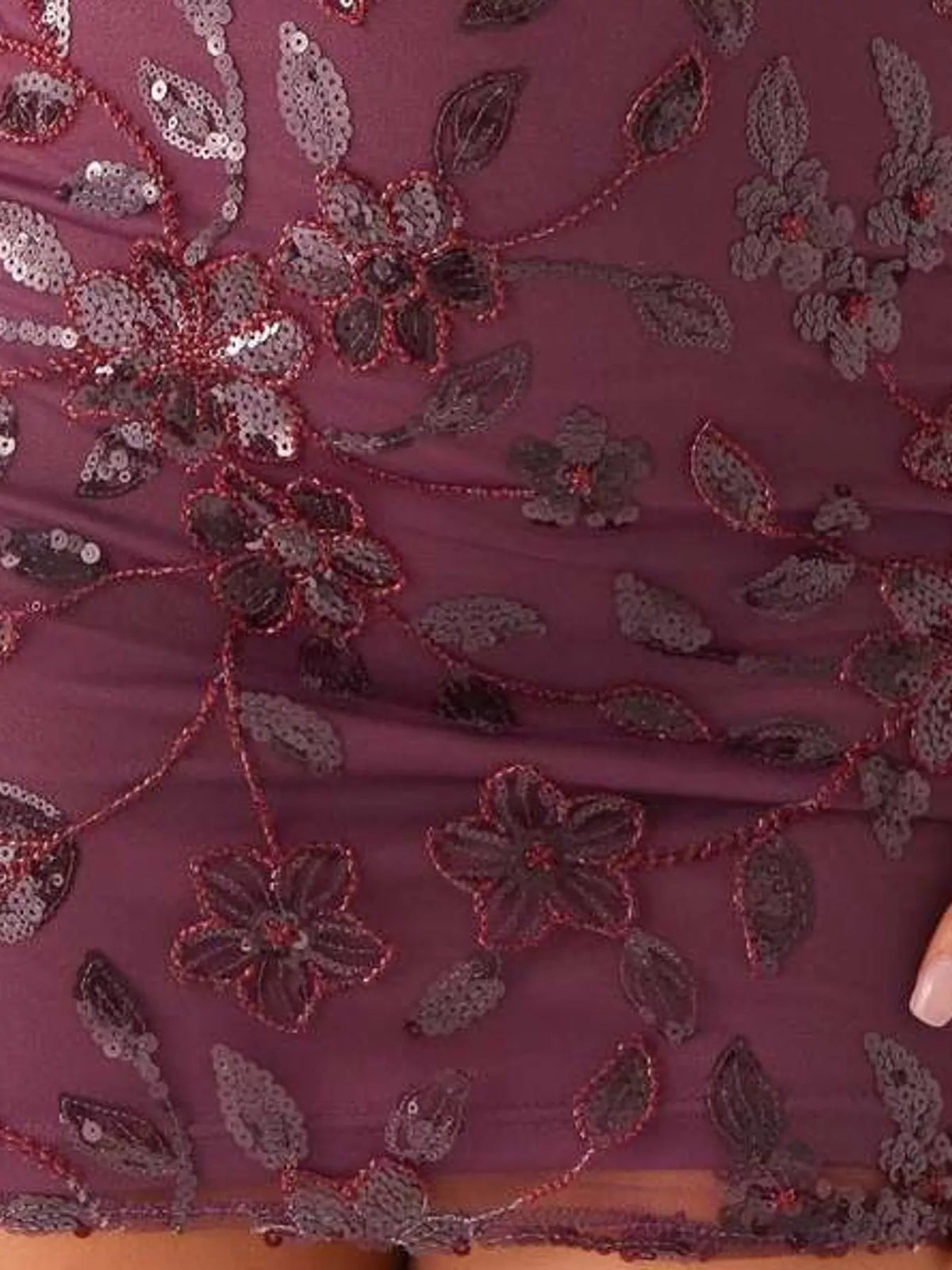 strapless mini dress, construction and design details