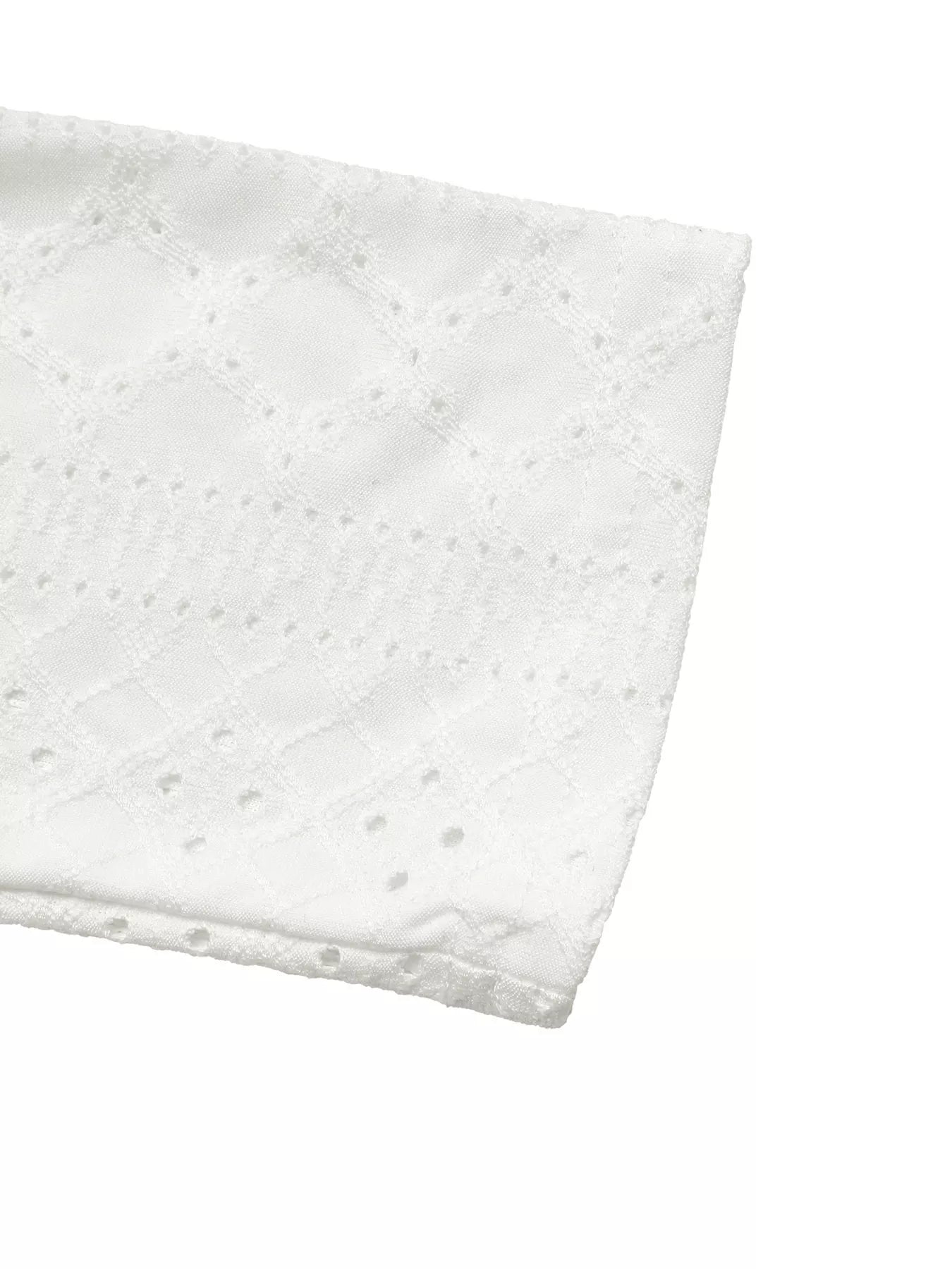 Trendsi Eyelet V-Neck Long Sleeve T-Shirt -