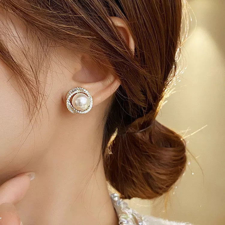 Trendsi Pearl Stud Earrings -