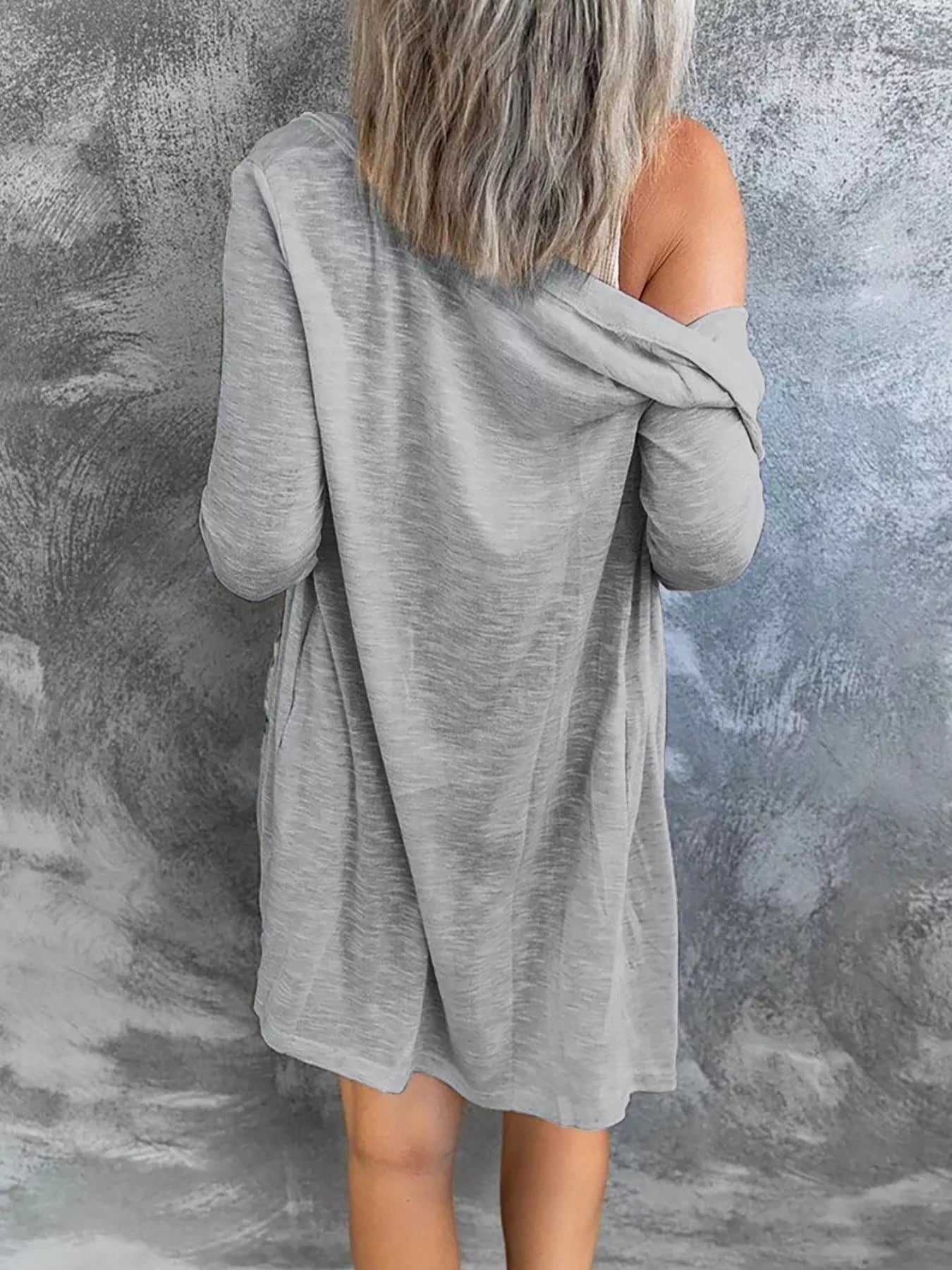 Trendsi Full Size Lightweight Button-Up Cardigan Plus Size - Shirts