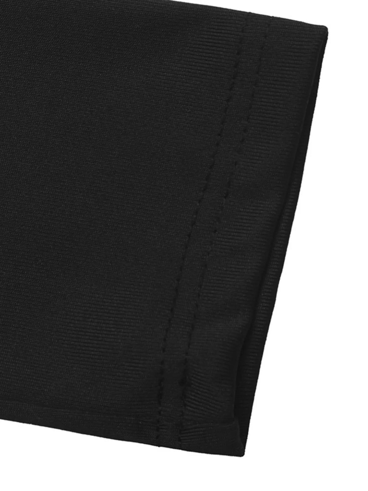 Trendsi One-Shoulder Lace Trim Slim Fit T-Shirt -