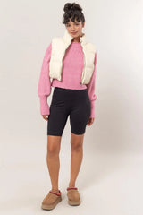 Trendsi HYFVE Pocketed Solid Vest Coat -