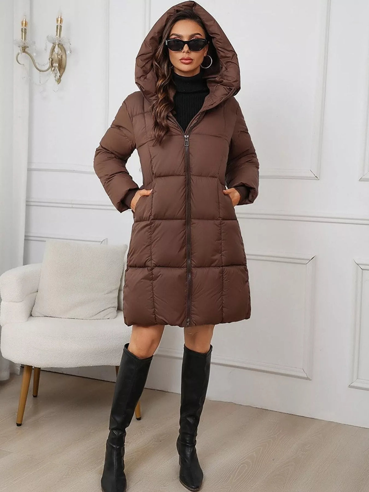 Long-sleeve coat