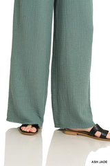 Trendsi Zenana Double Gauze Lounge Pants -
