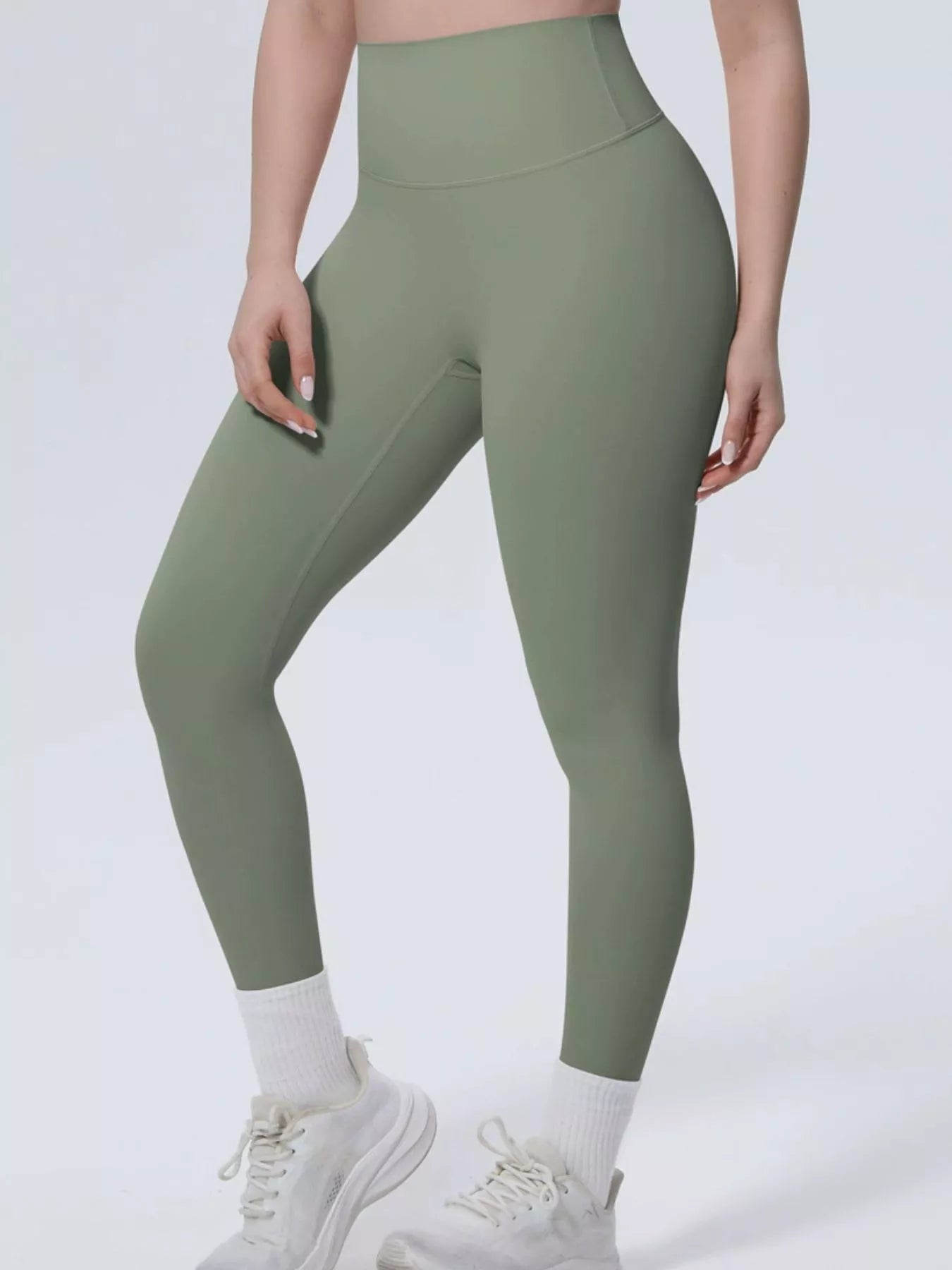 Trendsi High-Waisted Seamless Active Leggings -
