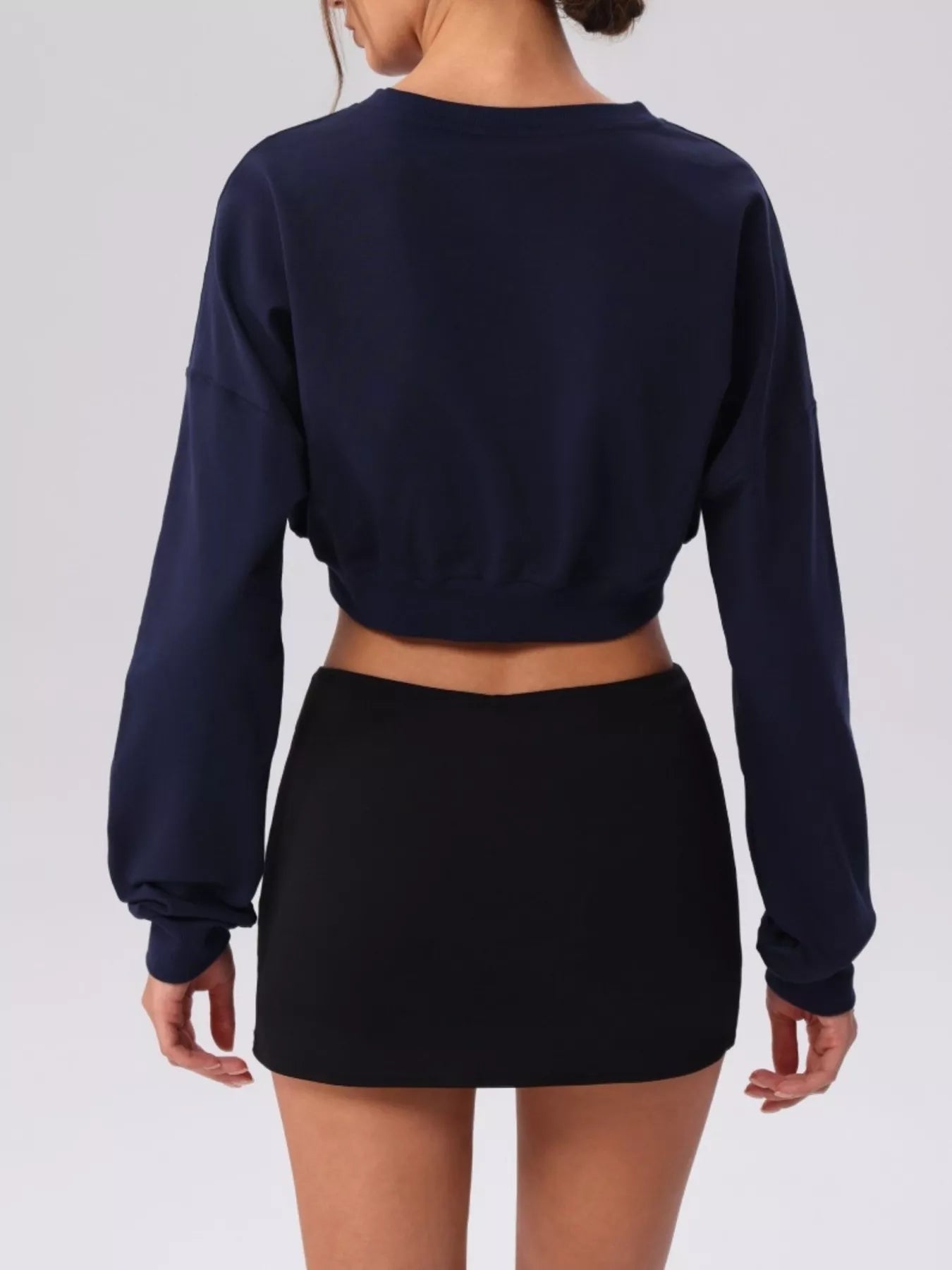Trendsi Cropped Button-Down Active Cardigan -