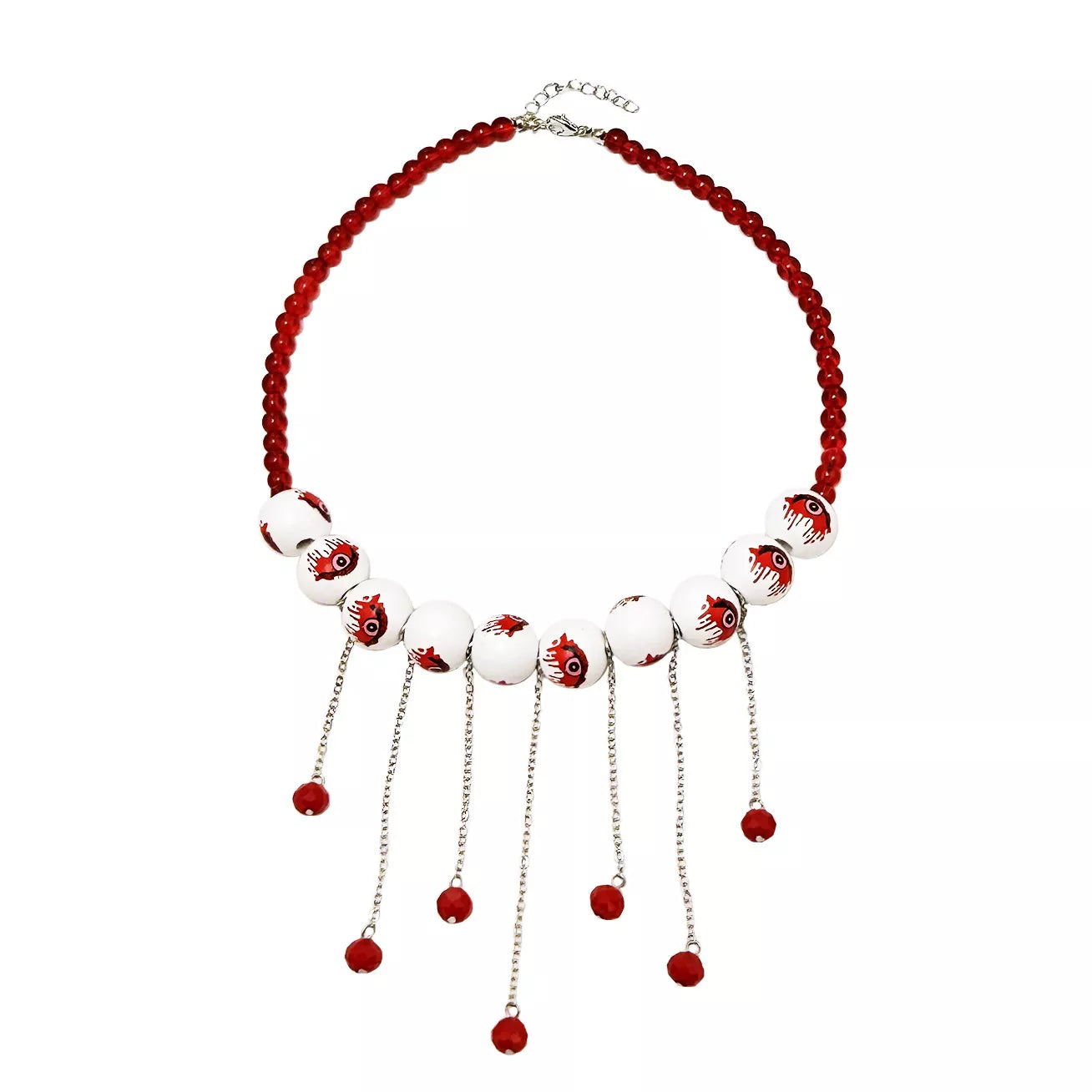 Trendsi Halloween Gothic Eyeball Necklace -