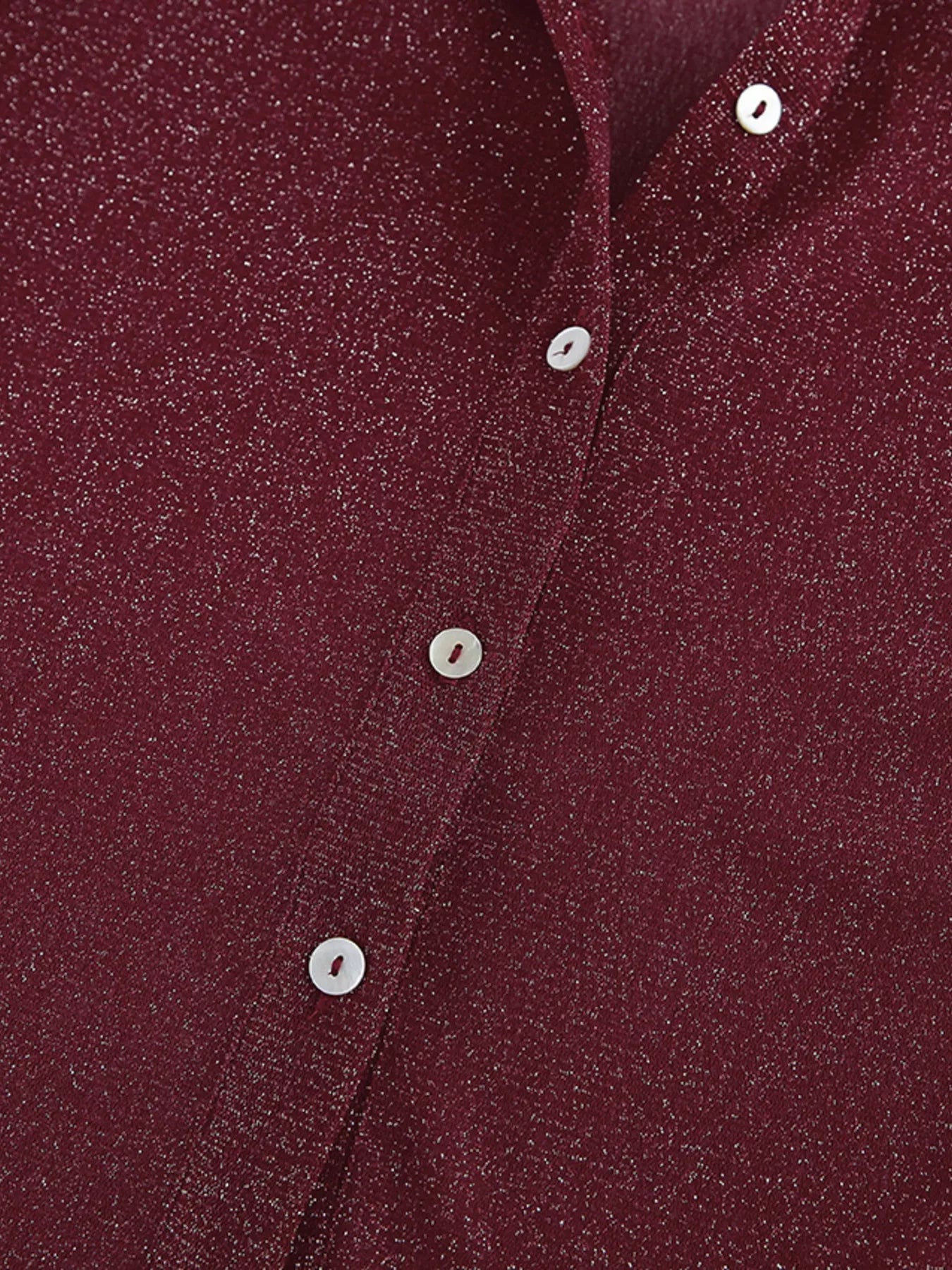 Trendsi Button Down Long Sleeve Shirt with Scarf -