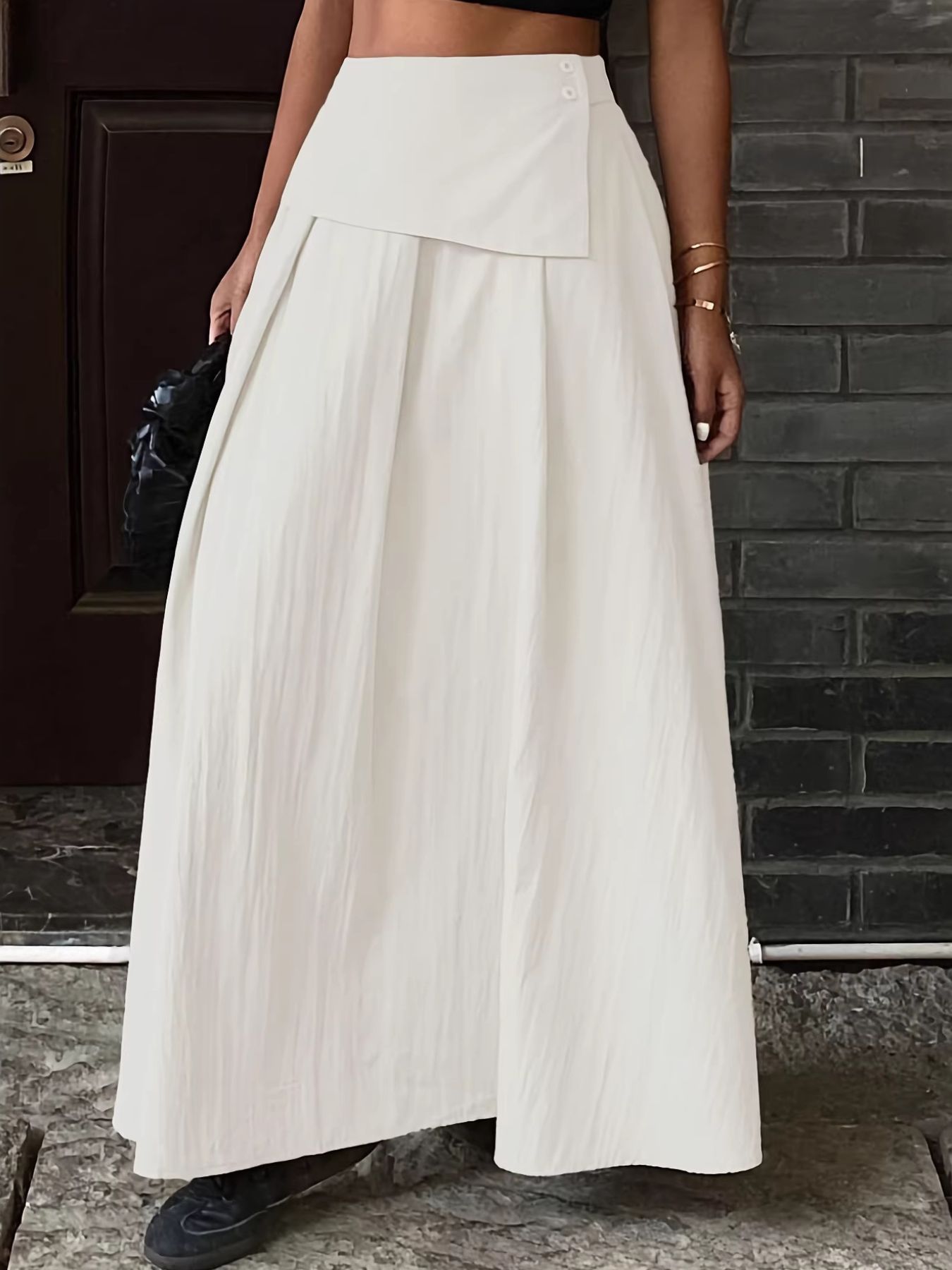 Trendsi High-Waisted Maxi Skirt -
