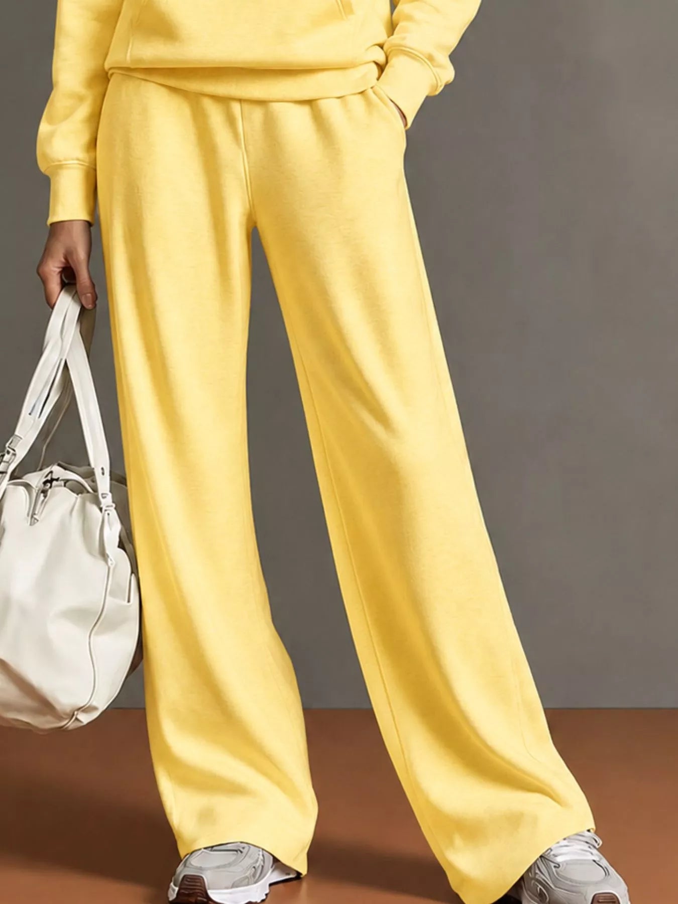 Trendsi Kangaroo Pocket Hoodie and Pants Set -