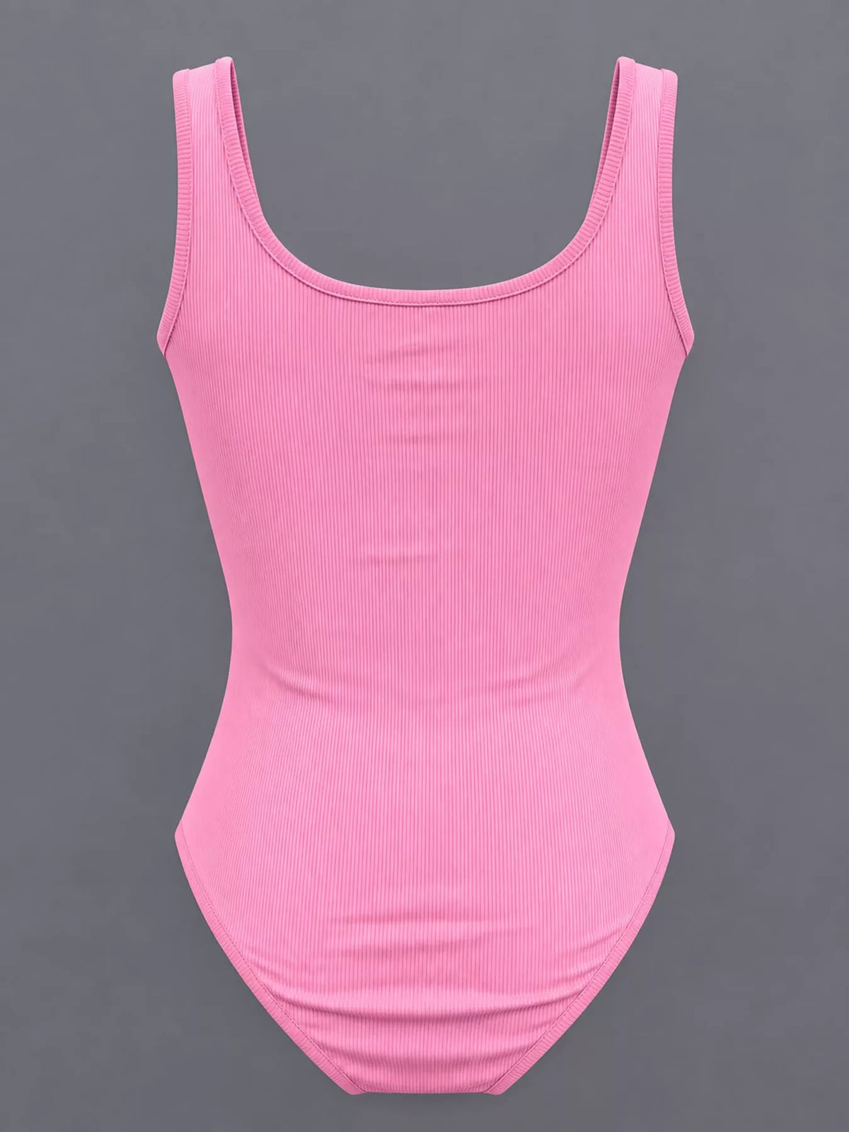Ribbed bodysuit, pink back