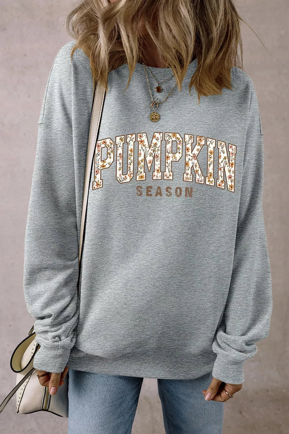 Trendsi PUMPKIN SEASON Oversized Pullover Sweatshirt -