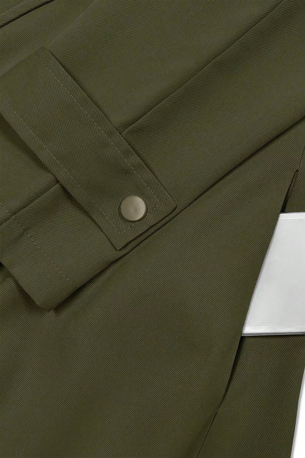 Trendsi Wide Lapels Belt Trench Coat -