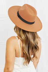 Trendsi Fame Enjoy The Simple Things Fedora Hat -