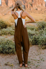 Trendsi Double Take Full Size V-Neck Sleeveless Jumpsuit with Pockets -