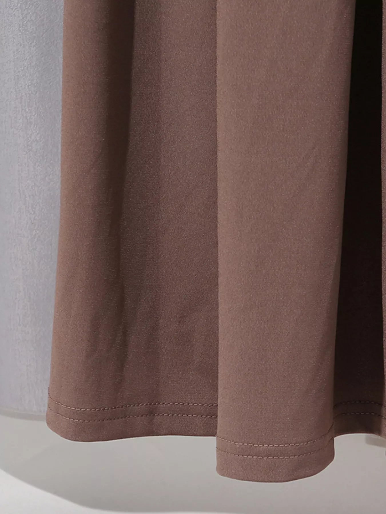 Trendsi Ruched Long-Sleeve Maxi Dress with Cutout Detail -