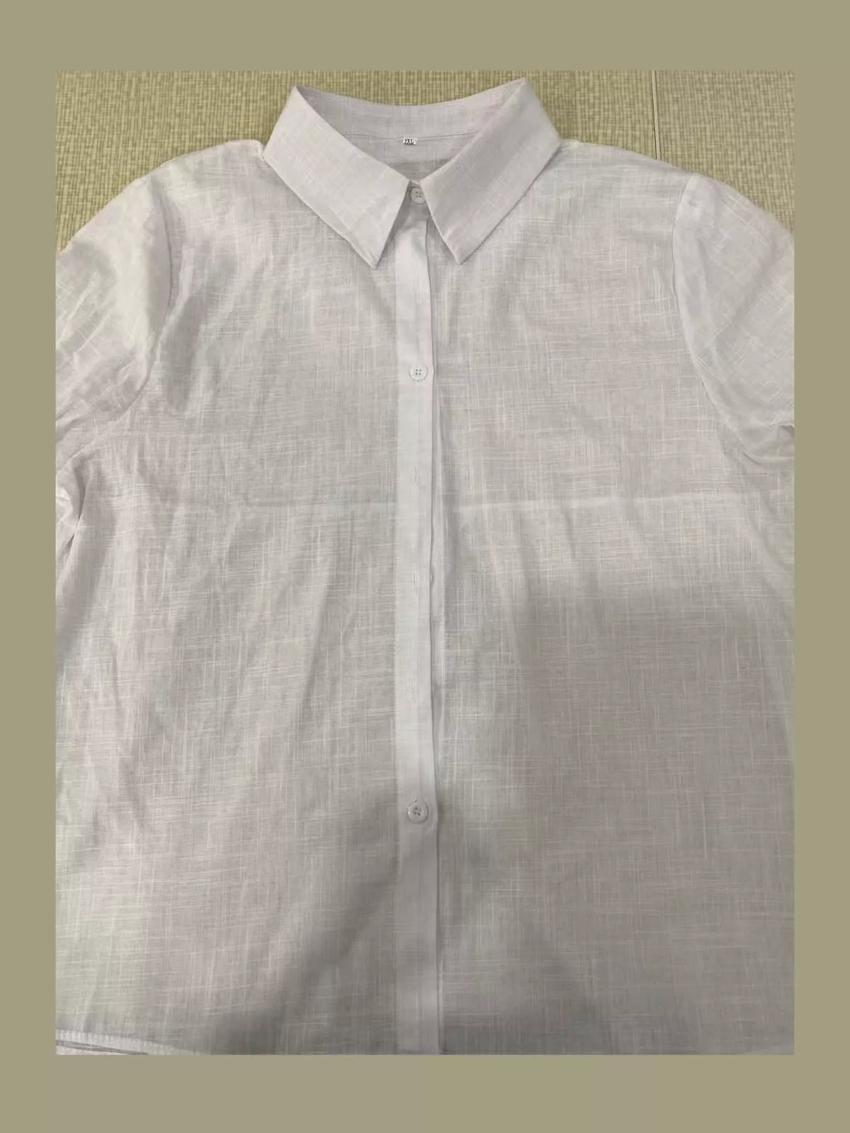 Button-Down Long Sleeve Shirt — garment front