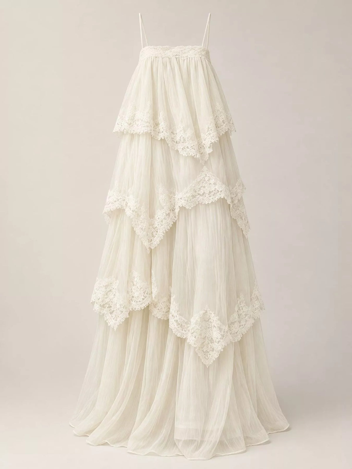 spaghetti-strap maxi dress, product view