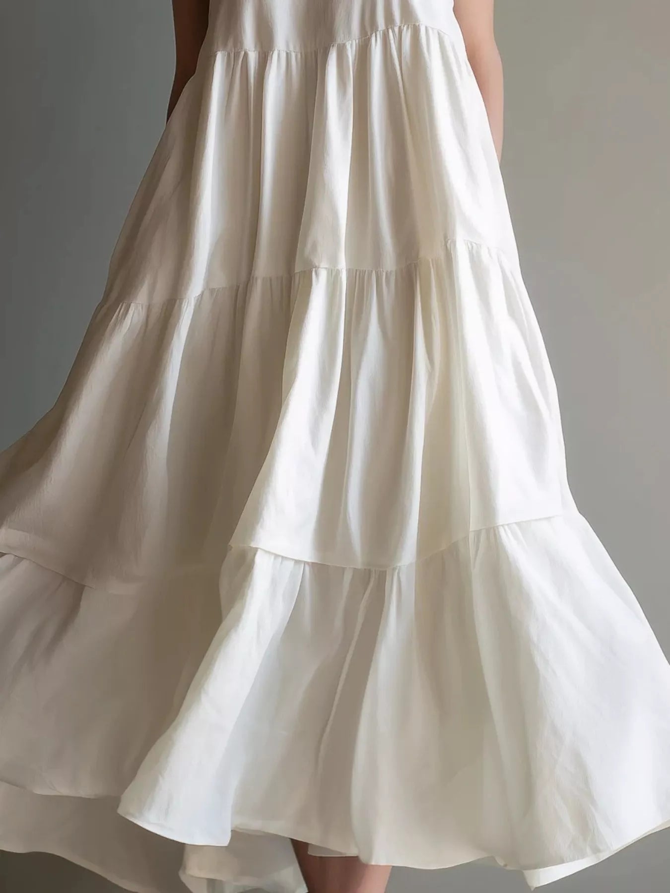 Trendsi Tiered Spaghetti Strap Midi Dress - Dresses