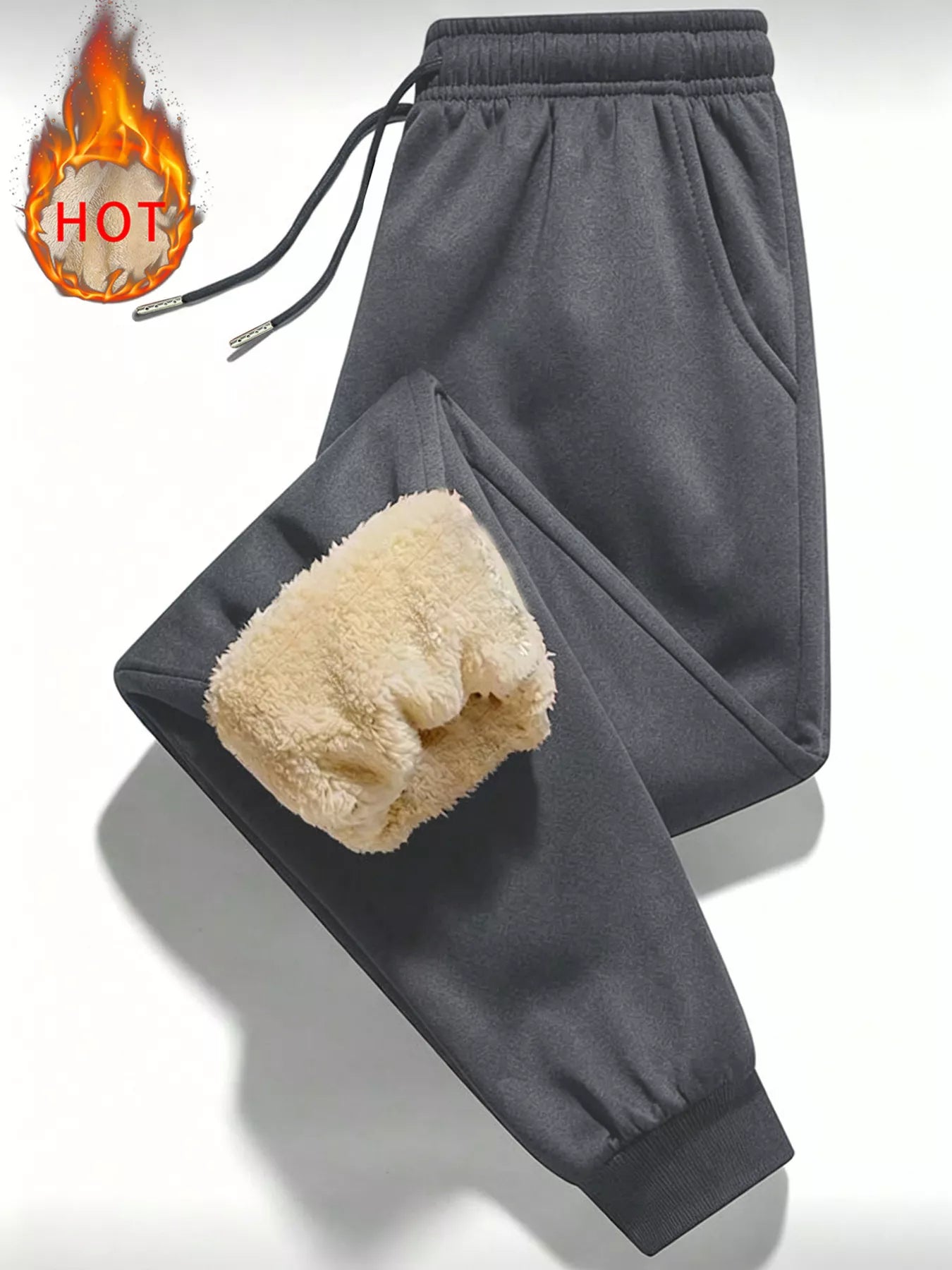Trendsi Fleece-Lined Thermal Pants -